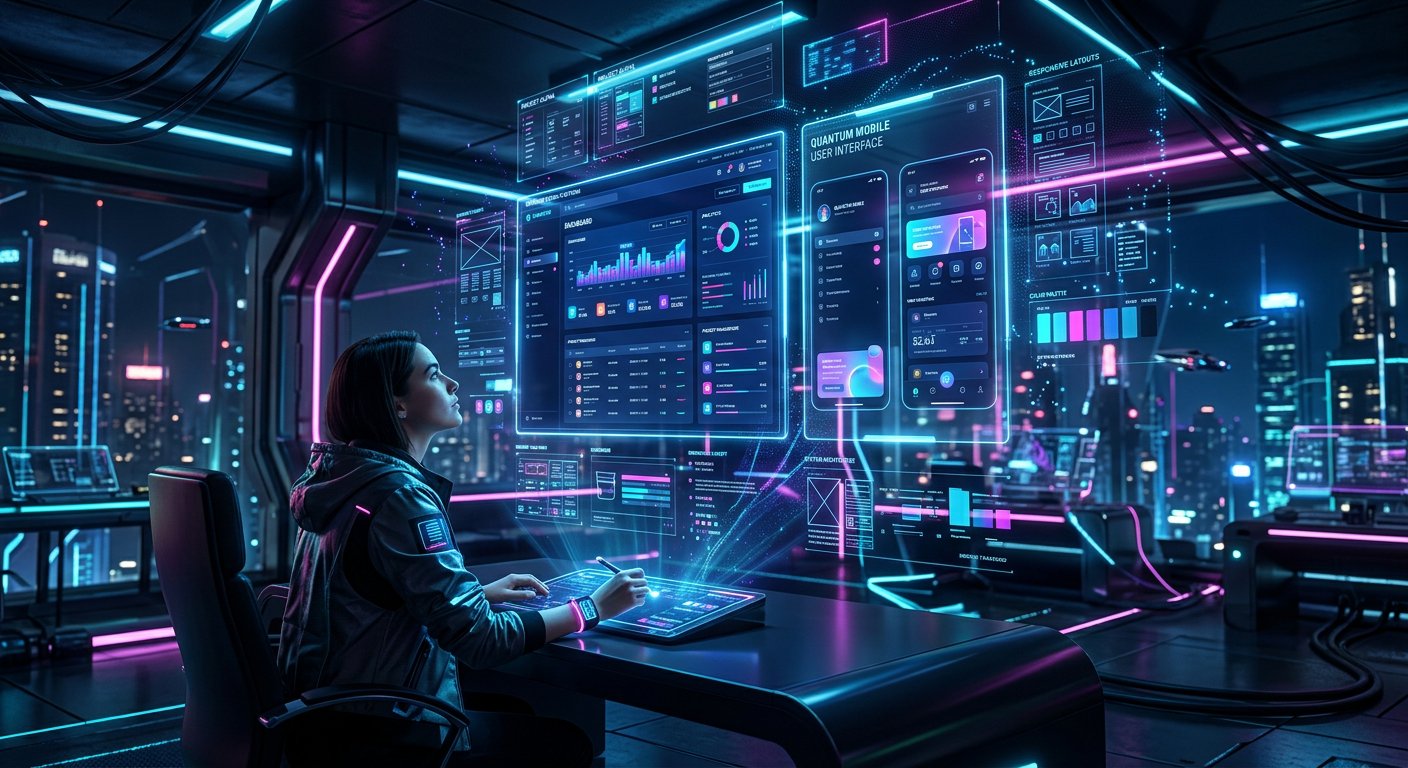 UI UX Graphic Design Workspace